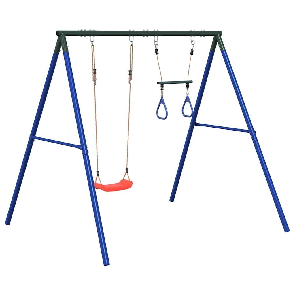 Juego de columpio de jardín con Trapecio para niños de 3 a 10 años
