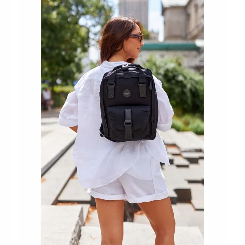 Image of MOCA Himwari Series Waterproof 13-Inch Laptop Backpack for Mens & Womens - Lightweight Multi-Pocket Travel, Work, & College School Daypack Men Women Teens
