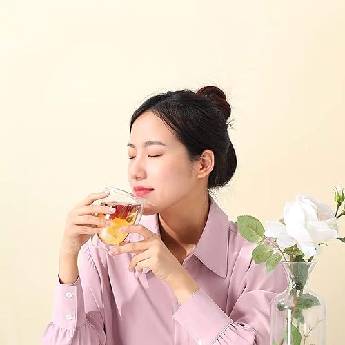 Miniatura 4 de Longan Red Date Rose Goji Flower Tea Combination 8.8 oz/250g (50 bolsas pequeñas) Té de flores, té de frutas, bebida de té para mujer Té de flores y