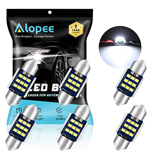 Bombillas LED DE3175 festoon 31mm Canbus sin error de 9SMD para iluminacion interior de coche