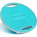 es4All Wobble Balance Board - 16.34 Inch Round for Standing Desk, Core Training, Home Gym Workout (Sky Blue)