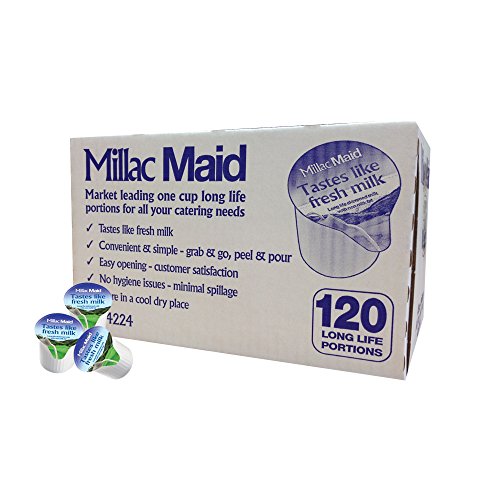 Millac Maid Skimmed Milk Pots Pack of 120
