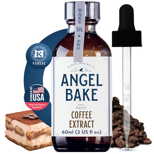 Pure Coffee Extract for Baking and Mixology - Cold Brewed Premium Natural Flavoring for Desserts, &...