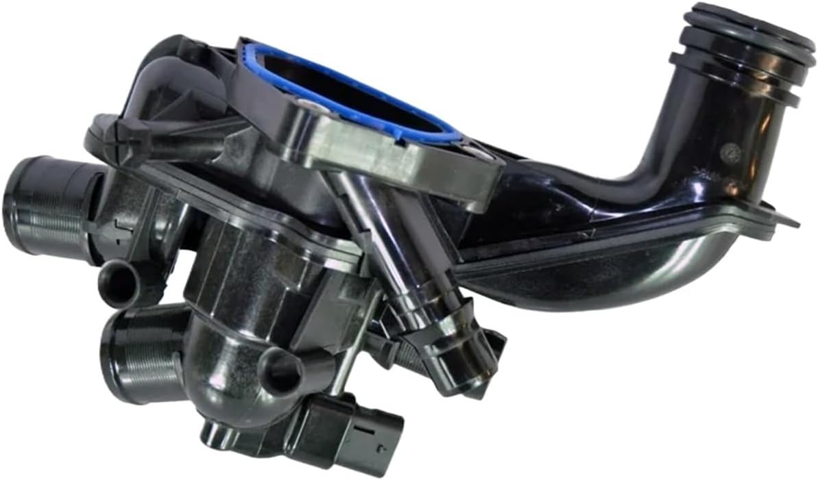 9808647080 Thermostat Housing Compatible with Citroen C4 DS Compatible with Peugeot 207 308 1.6l THP VTi 06-18