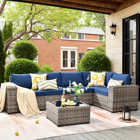 ovios 6 Pieces Outdoor Sofa Set Cover