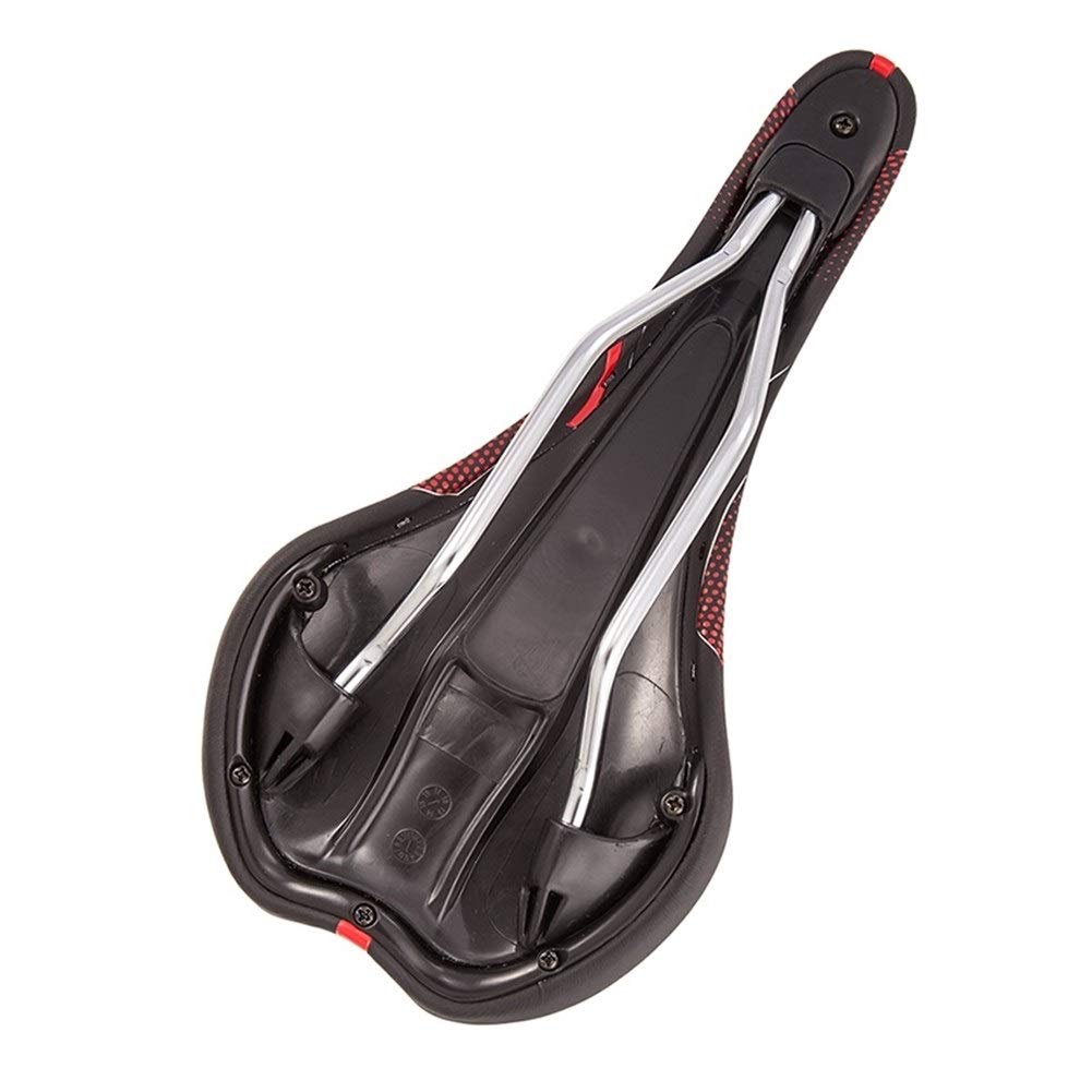 Fahrradsattel Straßen-Fahrrad-Sattel-weiche Bequeme MTB Fahrrad Sitzkissen Pad Fahrradsitz Ultra Berg-Radfahren Sattel schwarz/weiß 664 (Color : 2, Size : One Size)