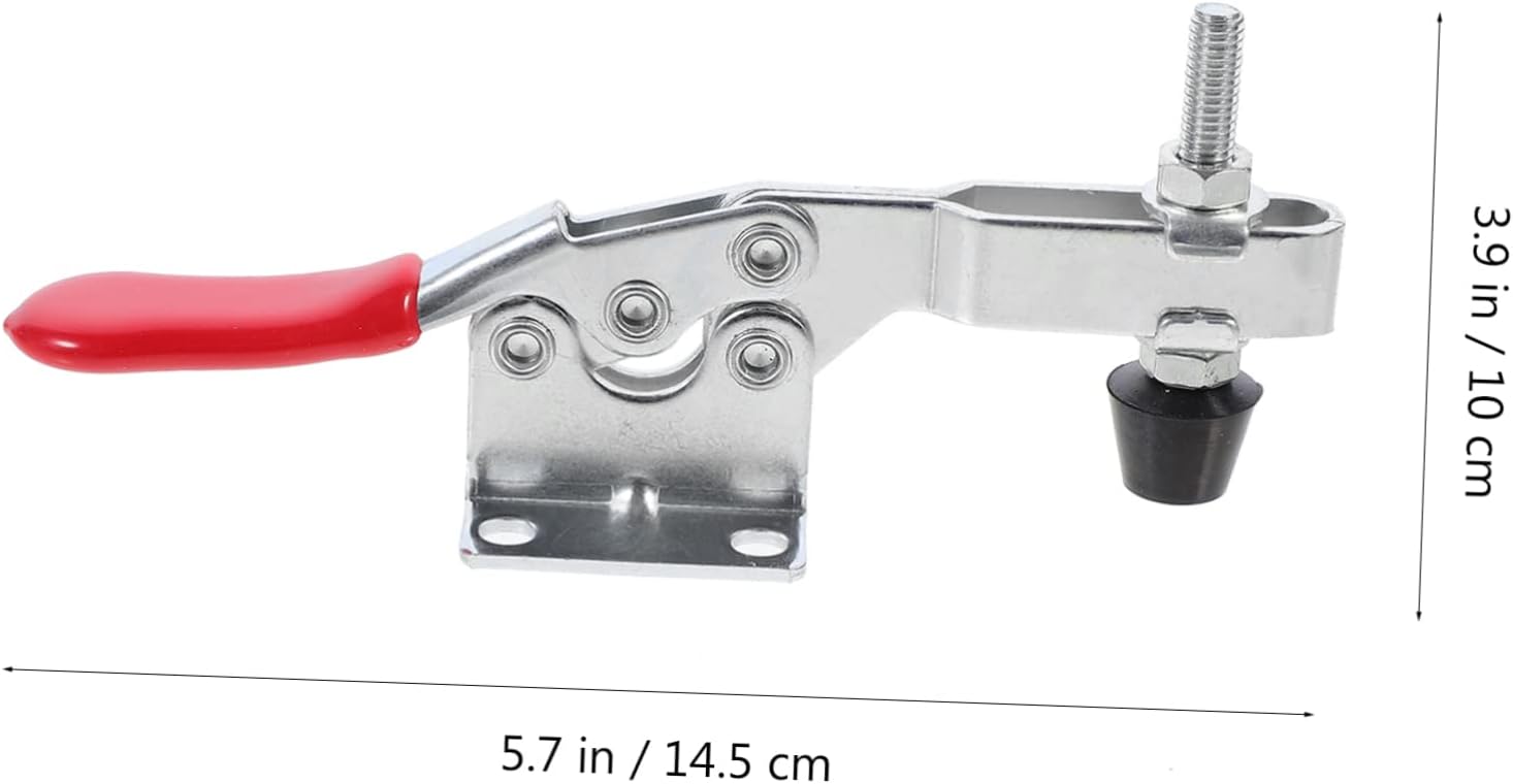 10pcs Plated Toggle Clamp for Woodworking Welding and Machinery Assembly High Strength and Clamping Force