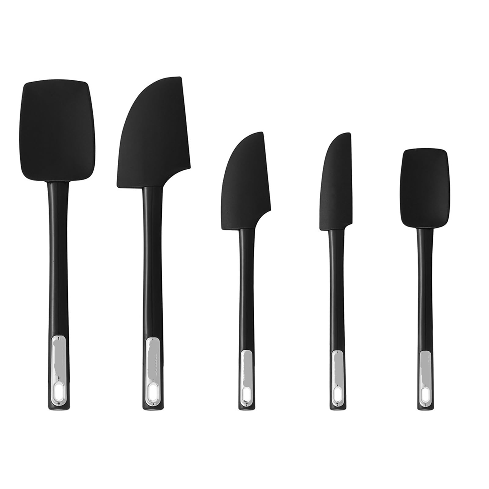 Juego de espátula silicona con mango antideslizante(5pcs A)