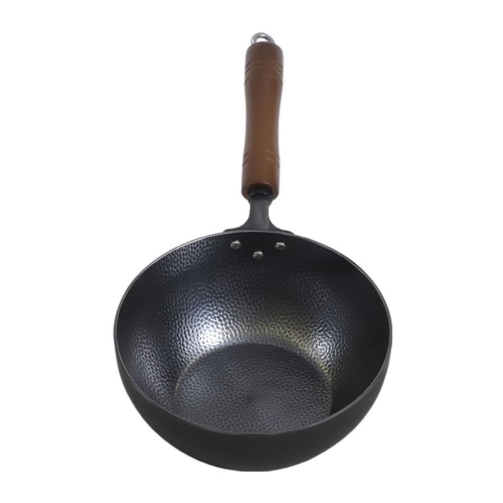 Petite poêle en fer de cuisine poêle à lait non revêtue saine
