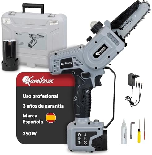 KAMIKAZE KVS5100 Sierra eléctrica 14.4V, 5 pulgadas, 350W, recarg...