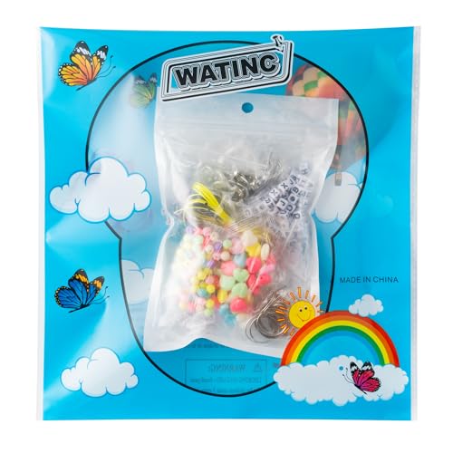 WATINC Heart Keychain Making Kit - DIY Letter Beads Key Chain Craft, 592Pcs by WATINC - Image 7