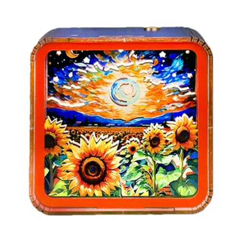 Wooden Puzzles Nightlight, Scenery Puzzle Nightlight, Wooden Puzzle Nightlight, Wooden Puzzle Lamp, Scenic Puzzle Lamp,Home Decoration Nightlight, Puzzle Nightlight for Bedroom,