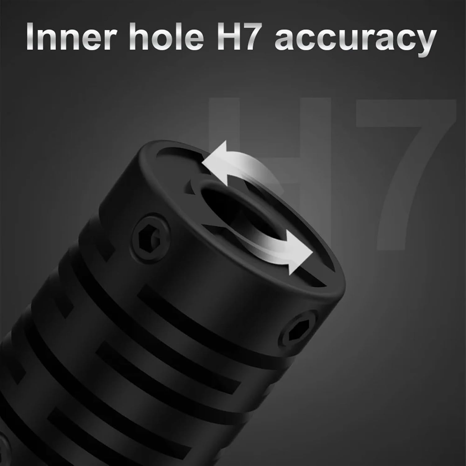 SMTSEC Plastic Coupler D15L22 Transmission Wheel Elastic Aluminum Alloy Coupling Servo Motor Fiber Shaft Coupling