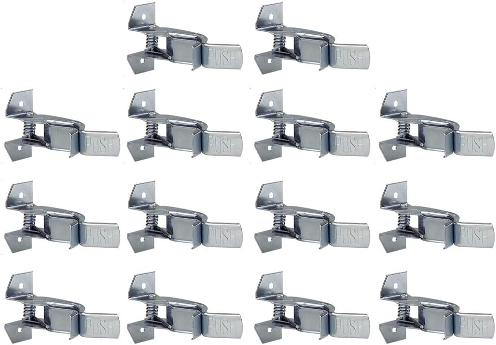 (14) Crawford SG1G-6 1-1/2" Giant Spring Grip Tool Handle Brackets / Clips,Silver