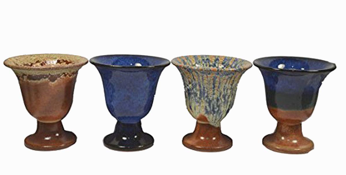 Juego de 4 vasos de Pitágoras, juego de cuatro tazas de justicia de Pitágoras