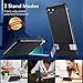 ESR Metal Kickstand Compatible with iPhone SE 2022 Case/iPhone SE 2020 Case/iPhone 8 Case, Patented Two-Way Stand, Powerful Drop Protection, for iPhone SE 3/2 case,Black