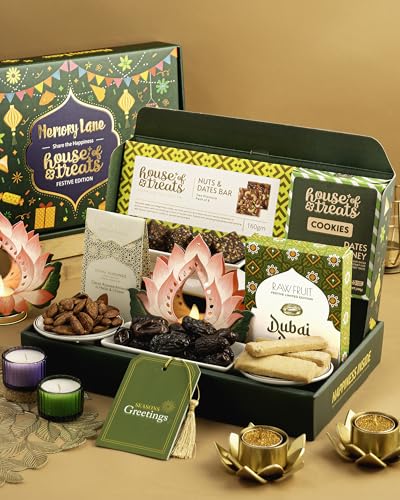 Image of Hyperfoods Diwali Gifts for Family and Friends Gift Hamper Diwali Gifts for Employees Corporate Gifts for Employees Gift Hamper Box Chocolates Gift Pack Combo Dryfruit Combo Pack