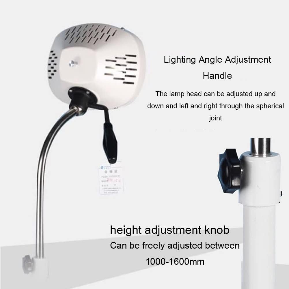 20W LED Gynäkologische Operationsleuchte - Tragbare Untersuchungslampe für HNO -Operationen und Gynäkologieuntersuchungen - Mobile medizinische Untersuchung Lichtchirurgischer Untersuchung