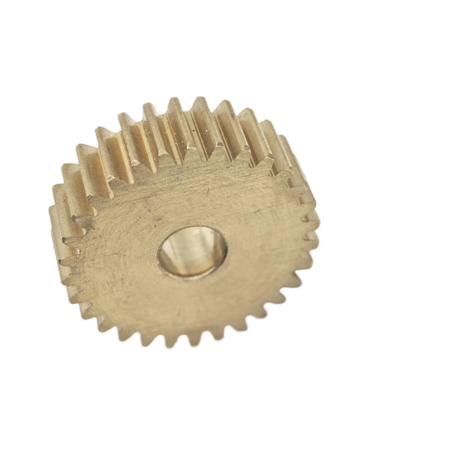 Zahnrad, Ritzel, Motorritzel, 0,6 Modul, 100 Zähne, Messing-Stirnrad, 61,2 mm Durchmesser, 5 dicke gerade, flaches, zylindrische Getriebewellen-Hardware(4mm bore)