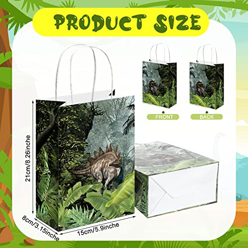 Sacs à dragées dinosaure en papier pour offrir des cadeaux aux invités de baptême - 2