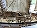 GAWEGM Wood Ship Model Kits for Adults to Build - Scale 1/100 1840 Halcon Baltimore Ship Wooden Model Kit, with Brass Upgrade Accessories, for Collections, DIY Handmade Crafts