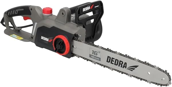 Tronçonneuse électrique filaire 2000 W, guide-chaîne 40 cm, tension sans outil et graissage automatique