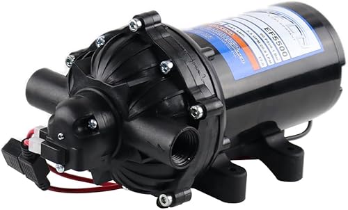Everflo EF5500 - Bomba de diafragma de 12 V en caja con puertos NPT de 12 pulgada 55 GPM Everflo EF5500 - Bomba de diafragma de 12 V en caja con puertos NPT de 12 pulgada 55 GPM
