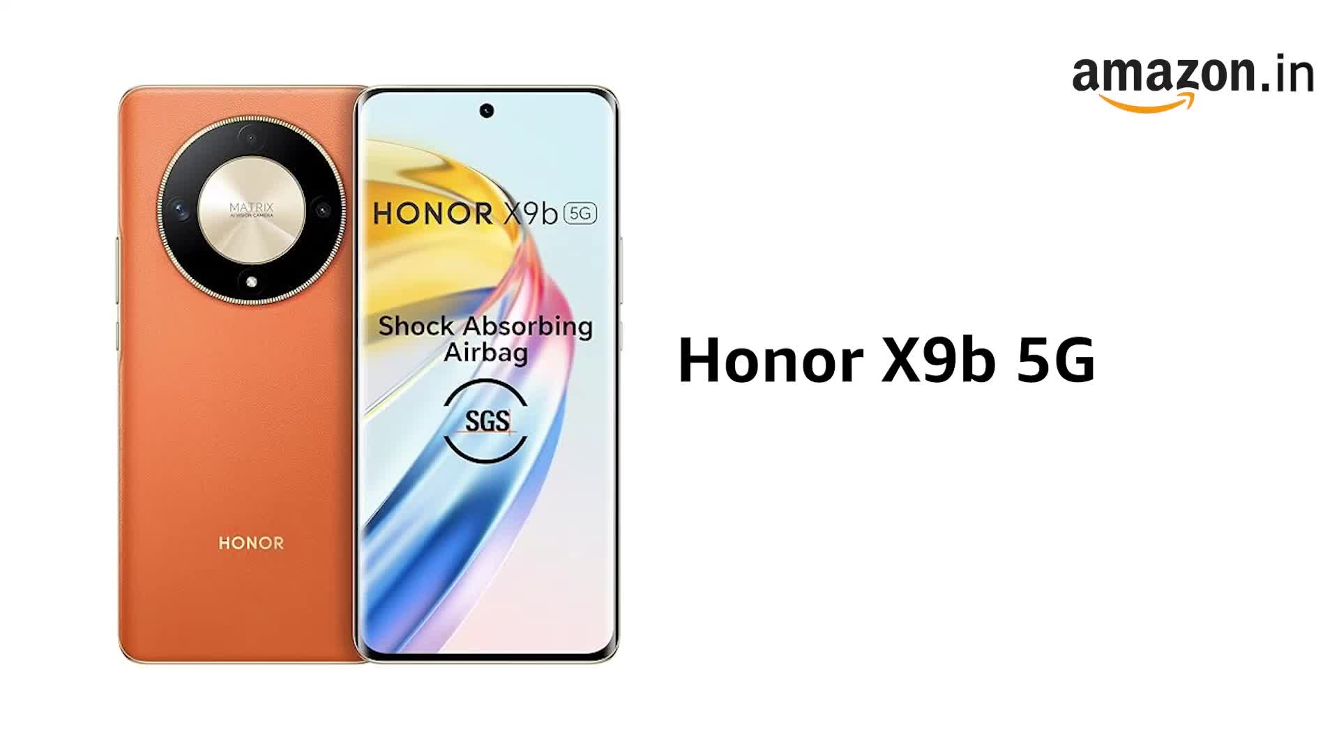 HONOR X9b 5G (Sunrise Orange, 8GB + 256GB) | India's First Ultra