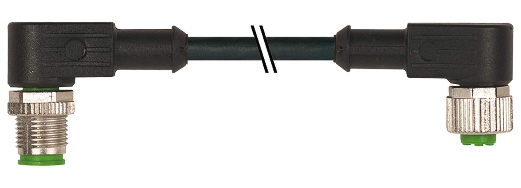Cable de conexión industrial M12 a M12 Murrelektronik macho hembra 5 polos