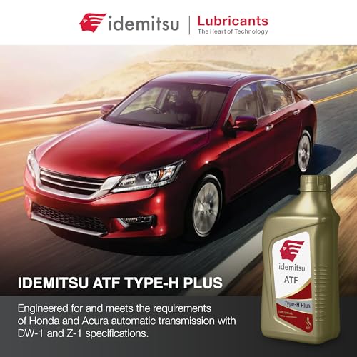 Idemitsu ATF Type H-Plus Automatic Transmission Fluid for Honda, Acura – 1 Quart, Case of 12 | Engineered for High Performance and Superior Anti-Wear Protection