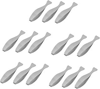 FOMIYES 15 Pcs Hair Removal Clip Mandoline Slicer for Kitchen Pig Hair Scraper Chicken Hair Remover Stainless Steel Tweezers Hair Removal Tool Tongs Scraper Convenient Fish Tweezers Silver