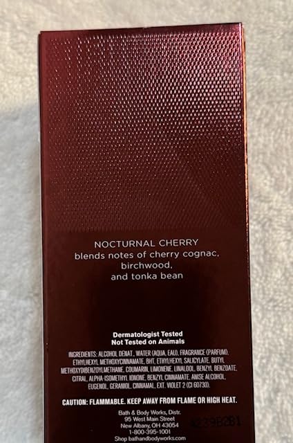 Body Care - BBWs Nocturnal Cherry Men's Cologne 3.4 fl oz / 100 mL