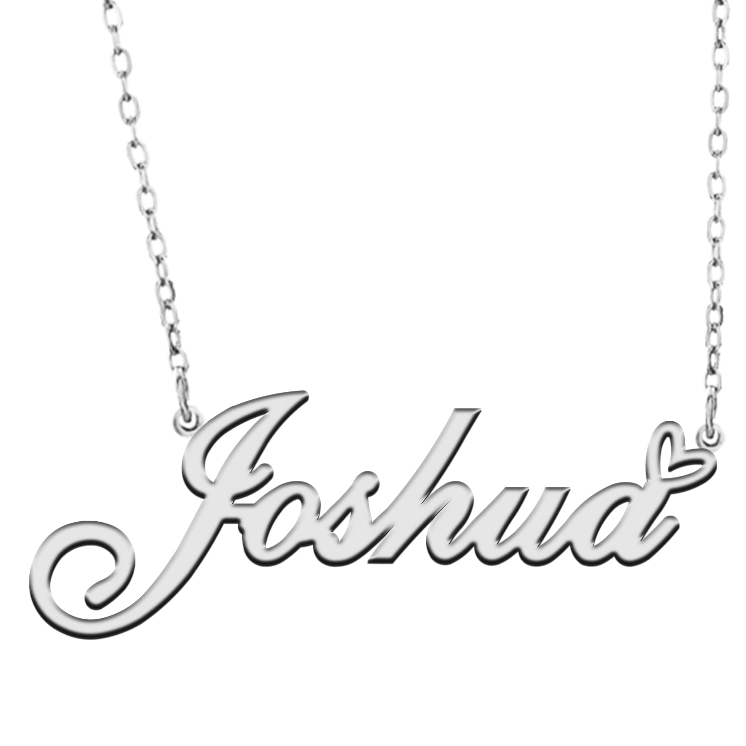 A168ACustom Name Necklace Customized Personalized Plated Name Necklace for Mother Daughter Friendship Women Valentine's Day Christmas Birthday New Year