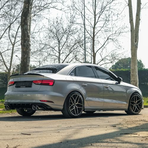 Becquet arrière Audi A3 S3 RS3 8V berline spoiler coffre noir brillant