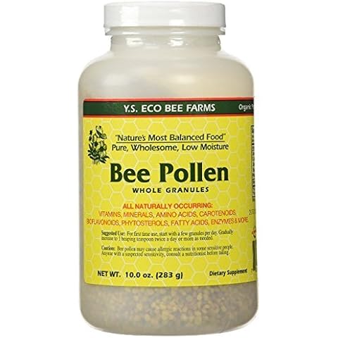 Y.S. Organic Bee Farms Bee Pollen Whole Granules, 10 oz (Pack of 2) Cover