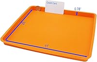 Vista 4 de X-Haibei Swiss Roll Cake Mat Flexible Baking Tray Silicone Cookies Mold L10 W11inch H 0.78inch