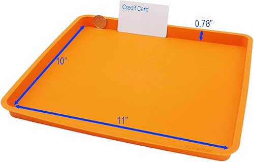 Miniatura 4 de X-Haibei Swiss Roll - Molde de silicona flexible para tartas, bandeja para hornear, L10 W11 pulgadas de alto, 0.78 pulgadas