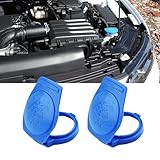 QZTYTY 2PCS Windshield Wiper Washer Fluid Reservoir Tank Bottle Cap Cover, 3Q0955455 Washer Fluid Cap, Car Accessories Windshield Washer Reservoir Cap Compatible with Porsche Cayenne 2003-2018 (2PCS)