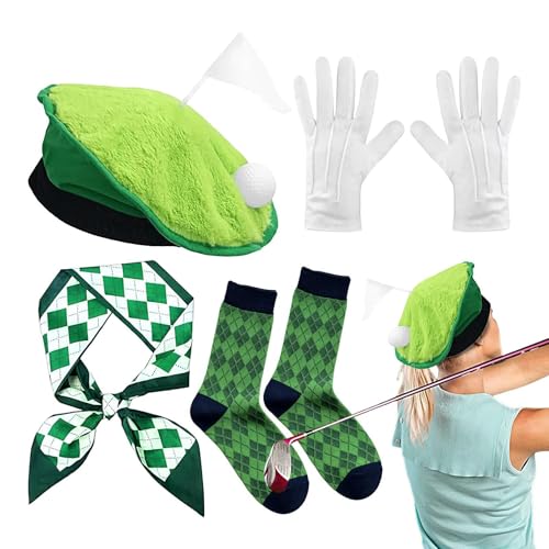 Tenues de golf amusantes et chapeau de déguisement de golfeur ultra léger pour célébration