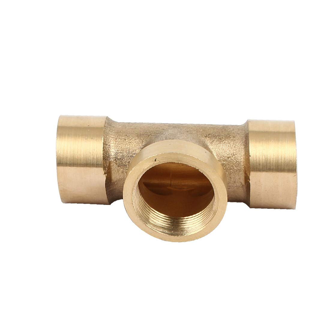empalme de manguera racor de latón, accesorios de manguera, conectores de accesorios de manguera, 3/ 8BSP Femenino con el latón con el latón t de la eficacia confiable El tubo del tubo del tubo de tub