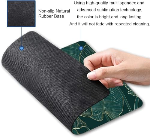 Image of Premium-Textured Mouse Pad, Non-Slip Rubber Base Mousepad for Laptop, Computer & PC, 9.5x7.9 in - Enhanced Precision, Ergonomic Comfort, Ideal for Gaming & Office (OMA-04)