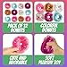 Bedwina Plush Donuts with Sprinkles - (Pack of 12) 1 Dozen Stuffed Donut Pillow Toy Party Favors, Donut Party Supplies Decorations and Stocking Stuffers for Kids