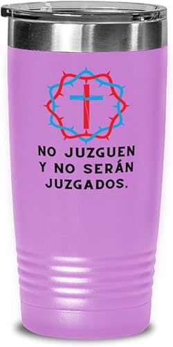 Regalos Religiosos - Dios es amor Para matrimonio religioso, bautizo, primera comunion, confirmacion - Vaso de Vino color lila 20oz