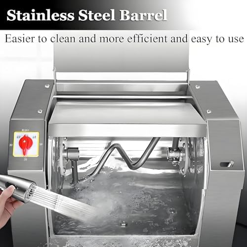 10KG Electric Stand Mixer, Commercial Dough Mixer for Bread & Pasta, Timed Kitchen Food Mixer, Heavy Duty Flour Kneading Machine, Perfect for Baking Enthusiasts