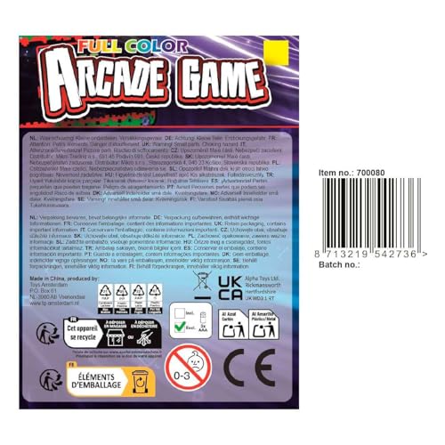 Console de jeu arcade Van Manen avec 120 jeux retro portable de 13 cm