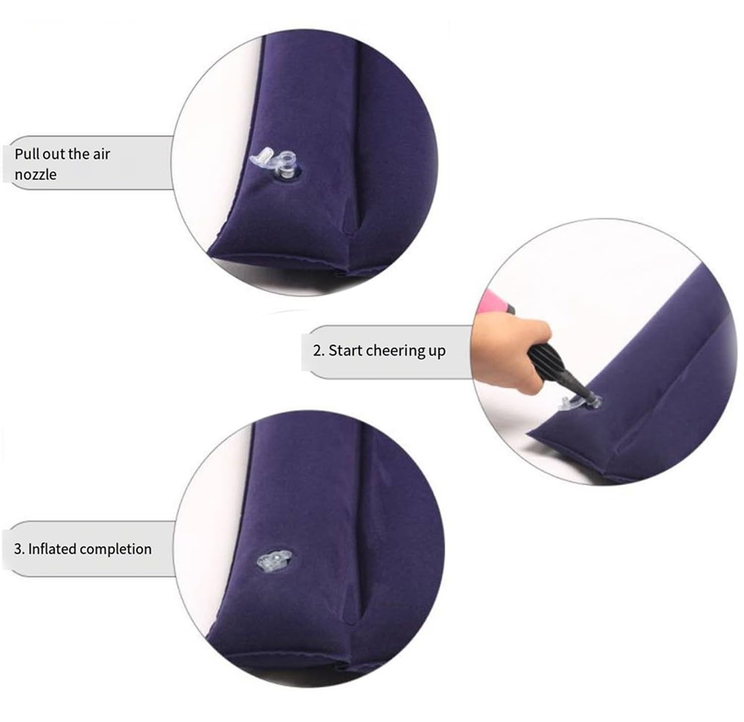 Colchón Antiescaras, Colchón Inflable para Personas Mayores Colchón De Aire De Tira para Úlceras por Presión Y Dolor De Cama Cuidado De Espalda, Caderas Y Cintura 80X160cm
