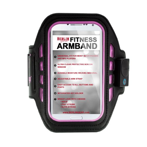 Berlin Gear Universal Light up Armband Case - Pink