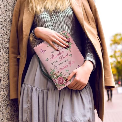 Bible Case for Women, Carrying Case With Handle and Zipper Pocket, Covers, Bags, Totes and Accessories4