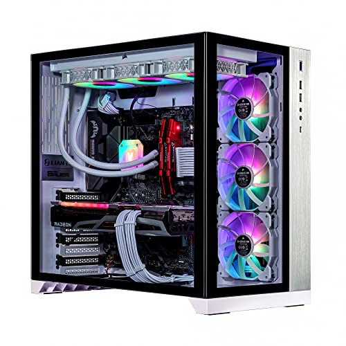 Image of Velztorm Lux Lyte Custom Built Gaming Desktop PC (AMD Ryzen 9-5900X, AMD Radeon RX 9060 XT, 64GB DDR4, 2TB PCIe SSD, 360mm AIO, 1000W PSU, WiFi 5, Bluetooth 5.0, RJ-45, 1 Display Port, Win 11 Home)