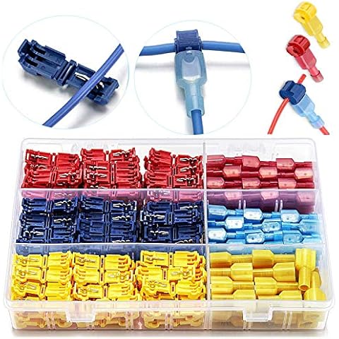 Conector de cable VISSQH 120Pcs T-Tap Cover